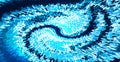 Abstract blue digital spiral data flow technology background vortex geometric blocks data transfer or futuristic energy movement Royalty Free Stock Photo