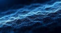 Abstract Blue Digital Wave Pattern of Glowing Particles image photo Royalty Free Stock Photo