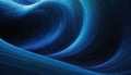 Abstract Blue Digital Wave Texture