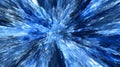 Abstract Blue Energy Burst Dynamic Digital Art High Resolution Background Texture AI generated.