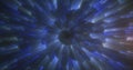 Abstract blue energy magical bright glowing spiral swirl tunnel Royalty Free Stock Photo