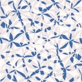 Abstract blue floral pattern Royalty Free Stock Photo