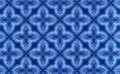 Abstract blue floral pattern background