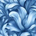 Abstract Blue Floral Pattern on Textured Background Royalty Free Stock Photo