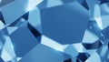 Abstract Blue Geometric Crystal Facets with Light Glints image photo Royalty Free Stock Photo