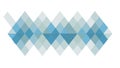 Abstract Blue Geometric Diamond Pattern, vector design Generative AI Royalty Free Stock Photo