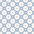 Abstract blue geometric seamless pattern with carved shapes, tiles, squares Royalty Free Stock Photo