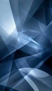 Abstract blue geometric shapes layered background design for web, print, art, and graphic projects Royalty Free Stock Photo