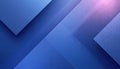 Abstract blue geometric shapes overlap with subtle gradient and soft light. Clean digital art forms clean angular layers. Royalty Free Stock Photo