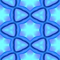 Abstract blue geometric texture or background made seamless