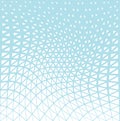 Abstract blue geometric triangle design halftone pattern Royalty Free Stock Photo