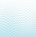 Abstract blue geometric triangle design halftone pattern Royalty Free Stock Photo