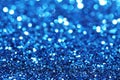 Abstract blue glitter background