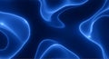 Abstract blue glowing organic shapes background with soft motion Royalty Free Stock Photo