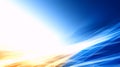 Abstract Blue and Gold Light Streaks Background Royalty Free Stock Photo