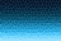 Abstract blue gradient background. Texture with pixel square blocks. Mosaic pattern Royalty Free Stock Photo