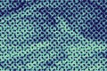 Abstract Blue Gradient Halftone Pattern Background Royalty Free Stock Photo