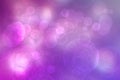 Abstract blue gradient pink purple background texture with glitter defocused sparkle bokeh circles and glowing circular lights. Royalty Free Stock Photo