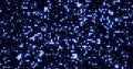 Abstract blue gradient reflectors dot glitter and sparkles seamless loop, holiday happy new year disco party and nightclub