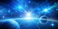 Blue Gradient Space Abstract background Royalty Free Stock Photo