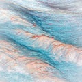 Abstract blue, gray, orange and green background - layers of rocks