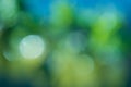 Abstract blue and green circular bokeh background Royalty Free Stock Photo