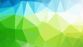 Abstract Blue and Green Polygonal Background Design Vector Image Royalty Free Stock Photo