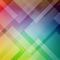 Abstract blue green red pink and purple background colors with layers of white diamond and triangle shapes in transparent design