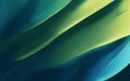 Abstract blue-green wavy background. Contemporary art background. Royalty Free Stock Photo