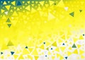 Abstract Blue Green And Yellow Gradient Triangle Background Vector Beautiful elegant Illustration Royalty Free Stock Photo