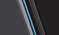 Abstract blue grey lines slash dynamic geometric design modern luxury futuristic technology creative background vector