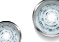 Abstract blue and grey metallic technology background Royalty Free Stock Photo