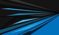 Abstract blue grey speed geometric overlap shadow design modern futuristic background vector