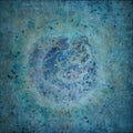 Abstract blue hand-painted vintage background Royalty Free Stock Photo