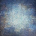 Abstract blue hand-painted vintage background Royalty Free Stock Photo