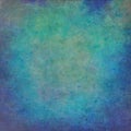 Abstract blue hand-painted vintage background Royalty Free Stock Photo