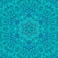 Abstract blue ice pattern symmetry. seamless