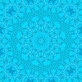 Abstract blue ice pattern symmetry. winter wallpaper Royalty Free Stock Photo