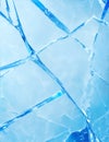 Abstract blue ice texture background, winter, Blue background with cracks on the ice surface Royalty Free Stock Photo