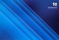 Abstract blue image that depicts technology with overlapping diagonal lines.