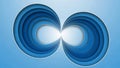abstract blue infinity symbol background Royalty Free Stock Photo