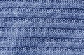 Abstract blue knitting cloth texture. Royalty Free Stock Photo