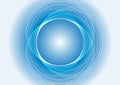 Abstract blue light circle background Royalty Free Stock Photo