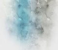 Abstract blue and light gray watercolor for background. Creative abstract painted background, wallpaper, texture