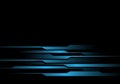 Abstract blue light line futuristic on black design modern futuristic vector background. Royalty Free Stock Photo