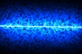 Abstract blue light lines with texture effect background.Bright blue glowing lines with fractal noise Royalty Free Stock Photo