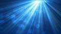 Abstract blue light rays background. Generative Ai Royalty Free Stock Photo