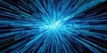Abstract Blue Light Rays Burst Speed Energy Technology Background Royalty Free Stock Photo