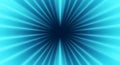 Abstract blue light rays converging to a dark center Royalty Free Stock Photo