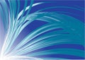 Abstract blue light wave vecto Royalty Free Stock Photo